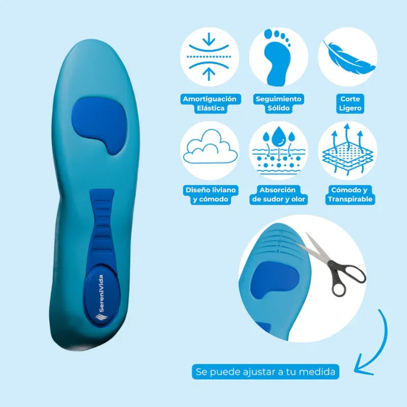 Plantillas ComfyFeet™️ -Como caminar sobre las nubes