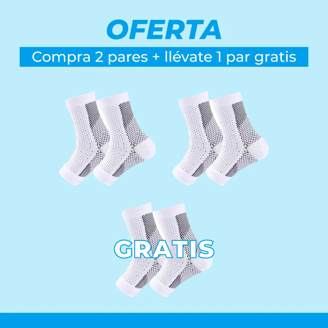 Medias De Compresión - Obtén Alivio Instantáneo De Pies Hinchados Y Adoloridos