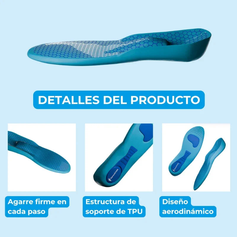 Plantillas ComfyFeet™️ -Como caminar sobre las nubes
