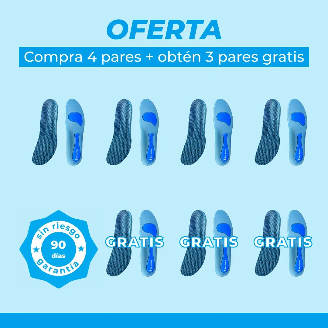 Plantillas ComfyFeet™️ -Como caminar sobre las nubes