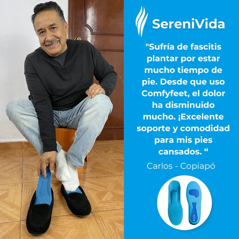 Plantillas ComfyFeet™️ -Como caminar sobre las nubes