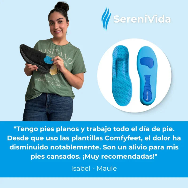 Plantillas ComfyFeet™️ -Como caminar sobre las nubes